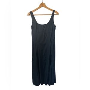 Alexachung size 2 black tank midi dress, LBD, closet Staple, whimsygoth,